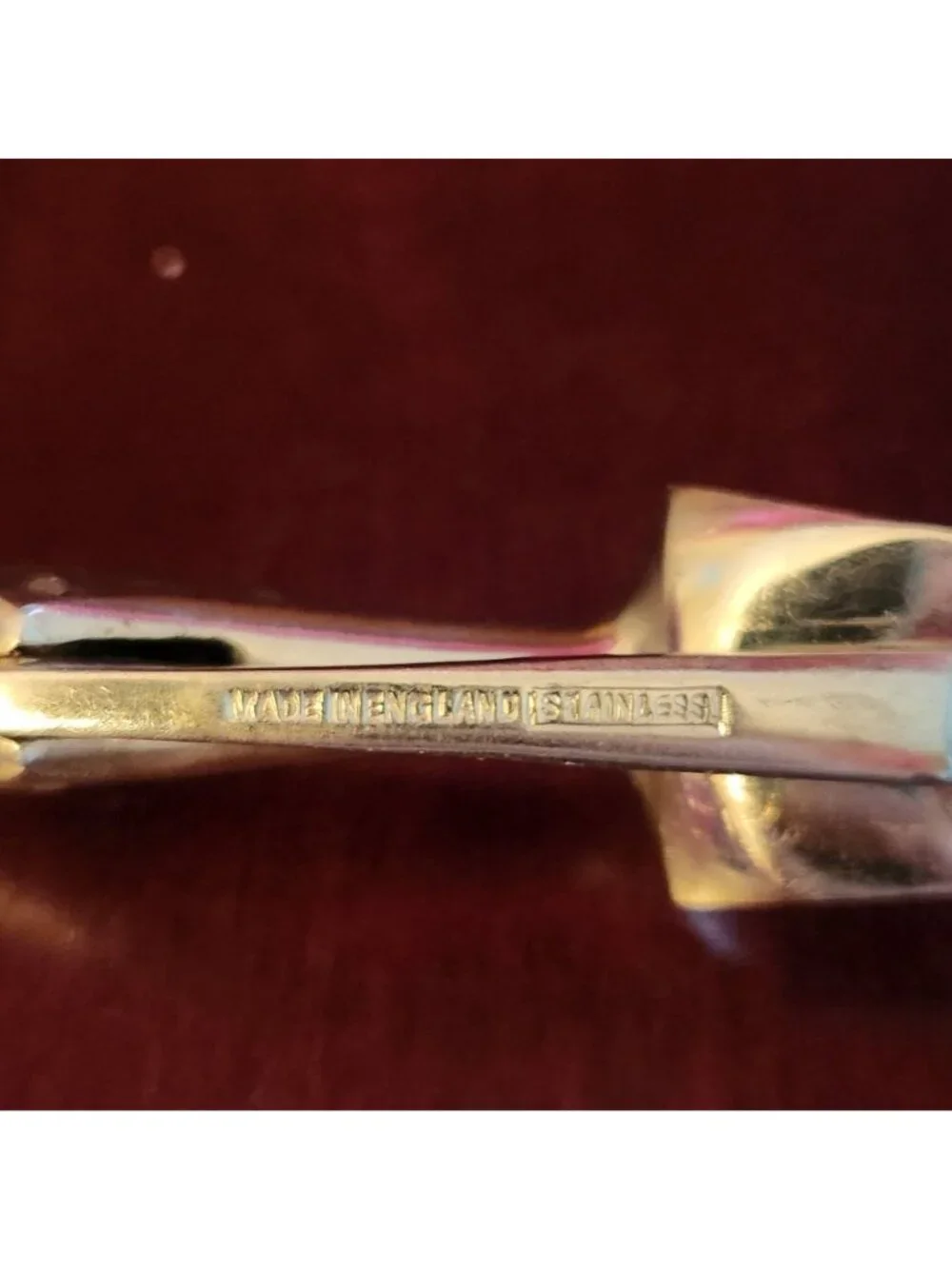 Vintage 1950's Stainless Steel Carving Fork with Finger Guard